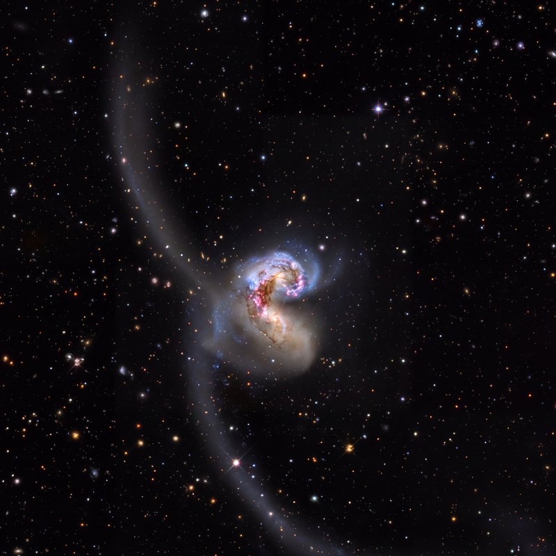 The Antennae, NGC 4038, finished for print
