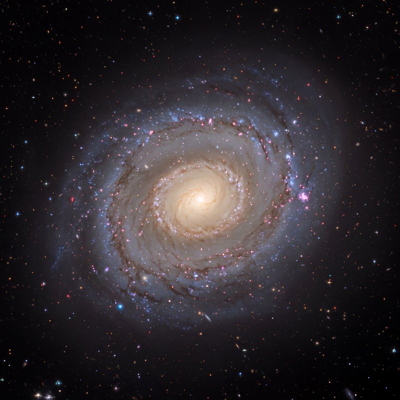 Cat's Eye Galaxy (M94 · NGC 4736), telescope photograph finished for print