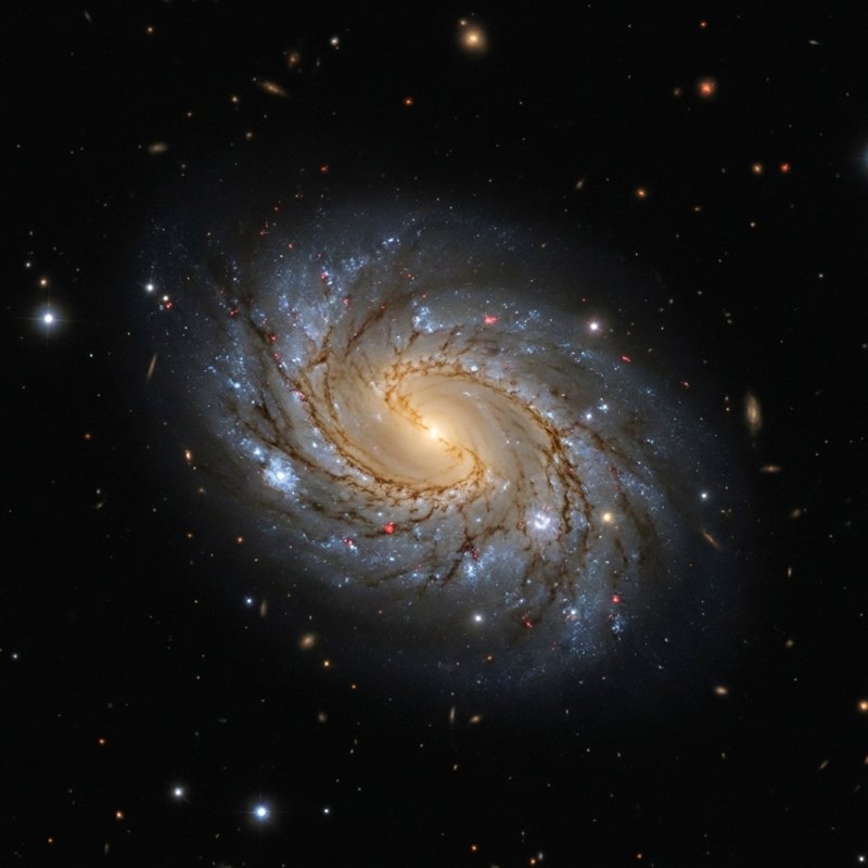 UGC 11058, telescope photograph finished for print