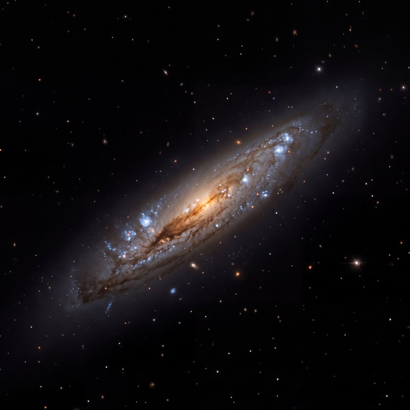 UGC 11399, telescope photograph finished for print