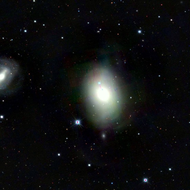 M85 (NGC 4382), telescope photograph