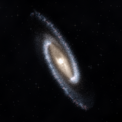 Rendering of PGC 11617 from its measured parameters