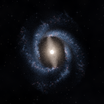 Rendering of PGC 11819 from its measured parameters
