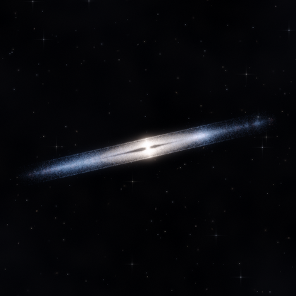 Rendering of PGC 14409 from its measured parameters