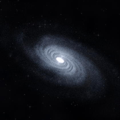 Rendering of PGC 17422 from its measured parameters