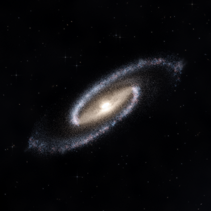 Rendering of PGC 17436 from its measured parameters