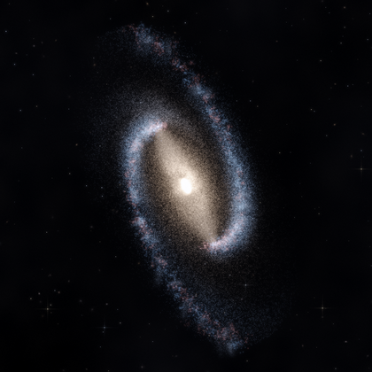 Rendering of PGC 18749 from its measured parameters