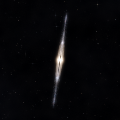 Rendering of PGC 21558 from its measured parameters