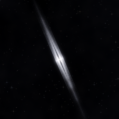 Rendering of PGC 23997 from its measured parameters