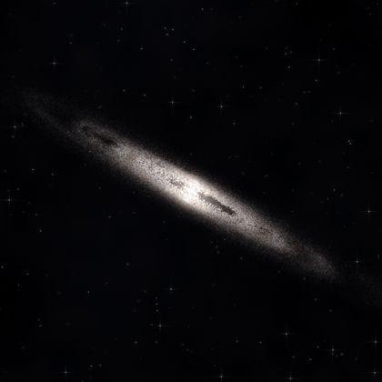 Rendering of PGC 24464 from its measured parameters