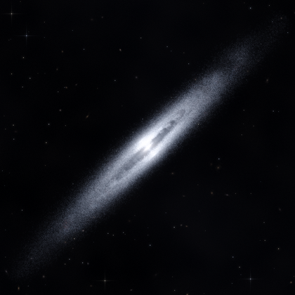 Rendering of PGC 24930 from its measured parameters