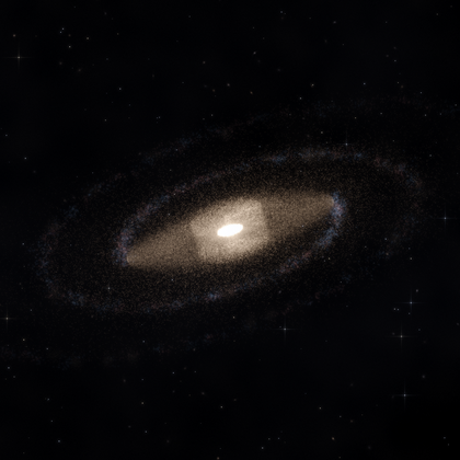 Rendering of PGC 25069 from its measured parameters