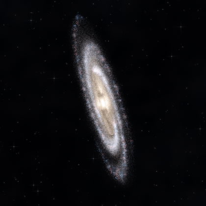 Rendering of PGC 25161 from its measured parameters