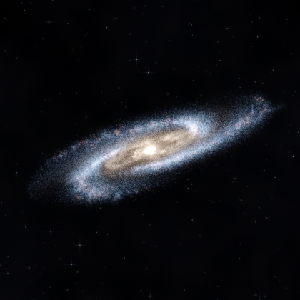 Rendering of PGC 25676 from its measured parameters