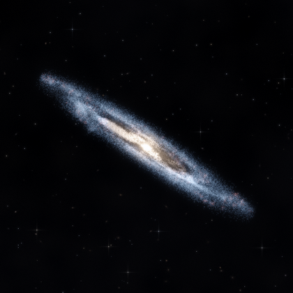 Rendering of PGC 25806 from its measured parameters