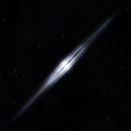 Rendering of PGC 279 from its measured parameters