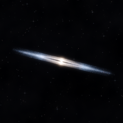 Rendering of PGC 29050 from its measured parameters