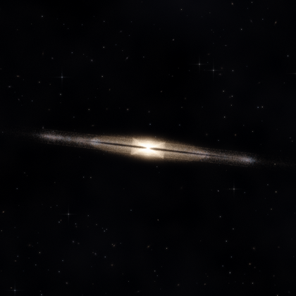 Rendering of PGC 34612 from its measured parameters