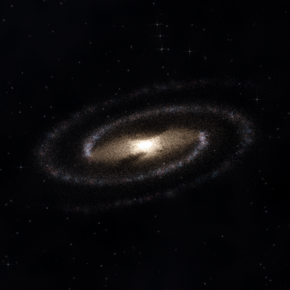 Rendering of PGC 35616 from its measured parameters