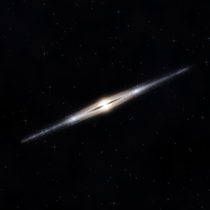 Rendering of PGC 40033 from its measured parameters