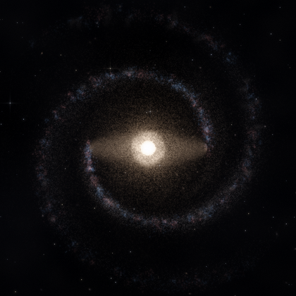 Rendering of PGC 40097 from its measured parameters