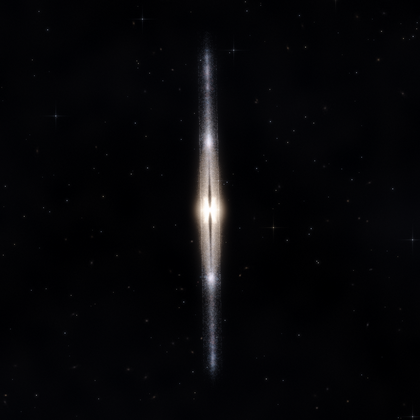 Rendering of PGC 40581 from its measured parameters