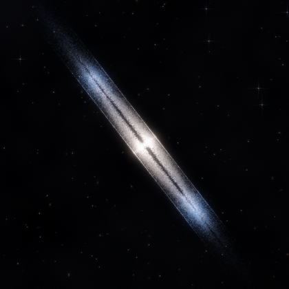 Rendering of PGC 40596 from its measured parameters
