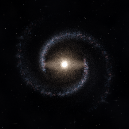 Rendering of PGC 40614 from its measured parameters