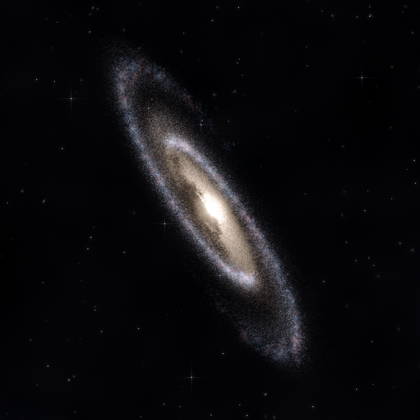 Rendering of PGC 41150 from its measured parameters