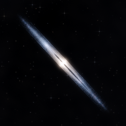 Rendering of PGC 41333 from its measured parameters