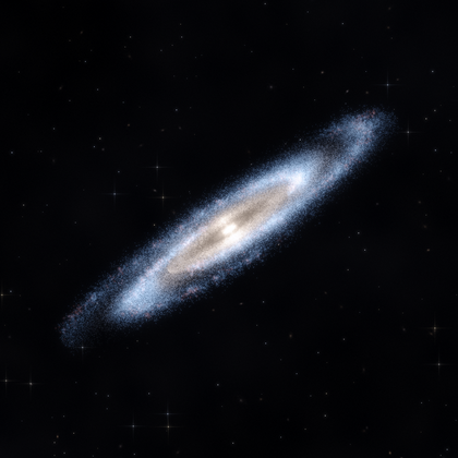 Rendering of PGC 41729 from its measured parameters