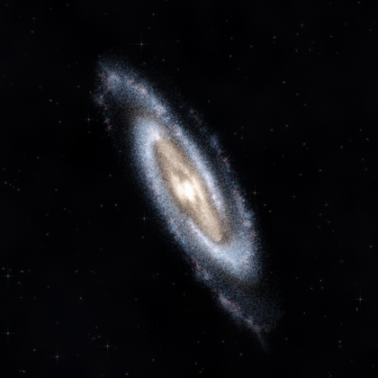 Rendering of PGC 41823 from its measured parameters