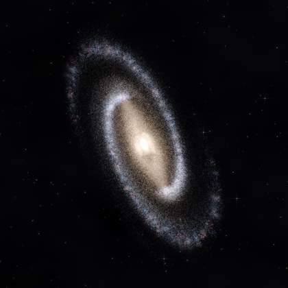 Rendering of PGC 44182 from its measured parameters