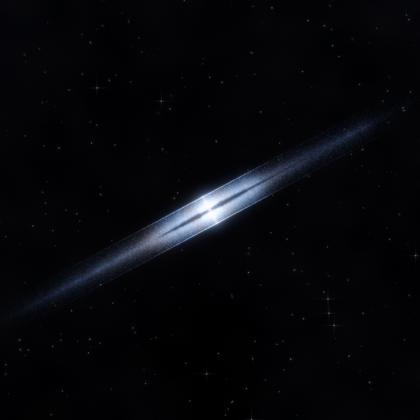 Rendering of PGC 45849 from its measured parameters
