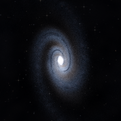 Rendering of PGC 46153 from its measured parameters