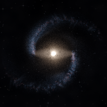 Rendering of PGC 50084 from its measured parameters
