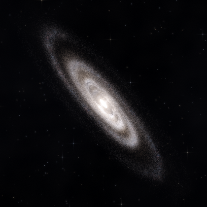 Rendering of PGC 5193 from its measured parameters