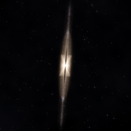 Rendering of PGC 52154 from its measured parameters