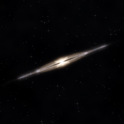 Rendering of PGC 54825 from its measured parameters
