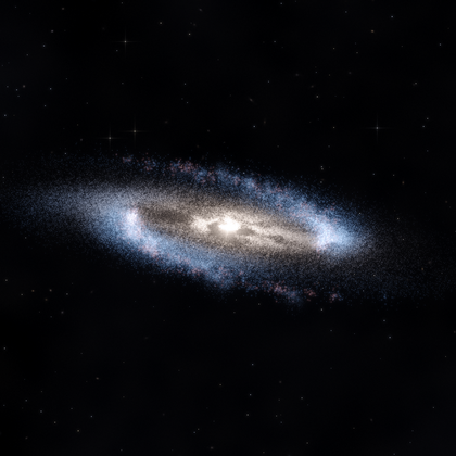 Rendering of PGC 62077 from its measured parameters