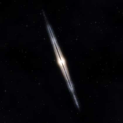 Rendering of PGC 70025 from its measured parameters