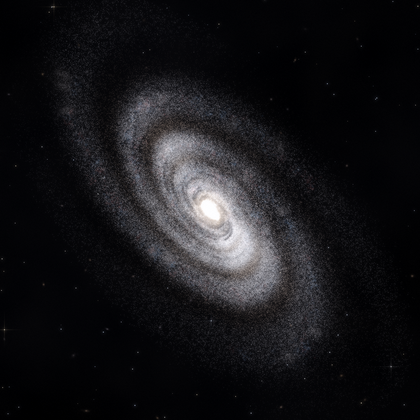Rendering of PGC 7525 from its measured parameters