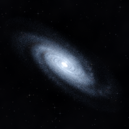 Rendering of PGC 9566 from its measured parameters