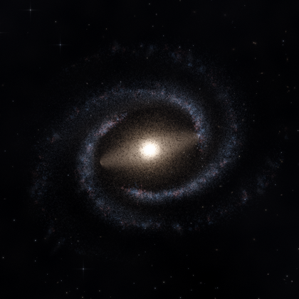 Rendering of PGC 9802 from its measured parameters