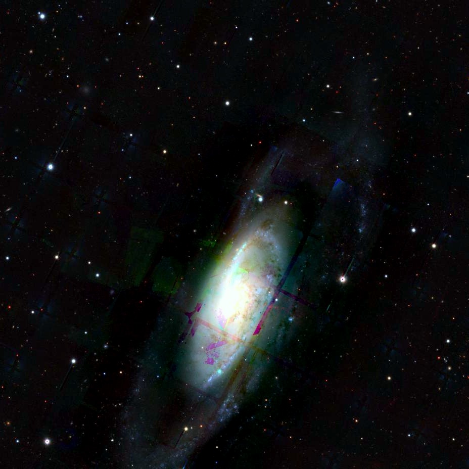 M106 (NGC 4258), telescope photograph